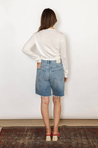 Citizens Of Humanity - Ayla Short - blue - clothing - cotton