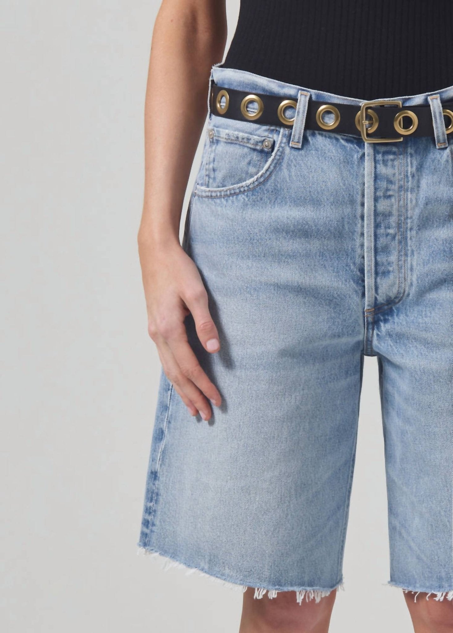 Citizens Of Humanity - Ayla Short - bermudas - blue - clothing