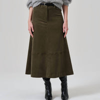 Citizens Of Humanity - Cassia Cord Skirt - clothing - cotton - green