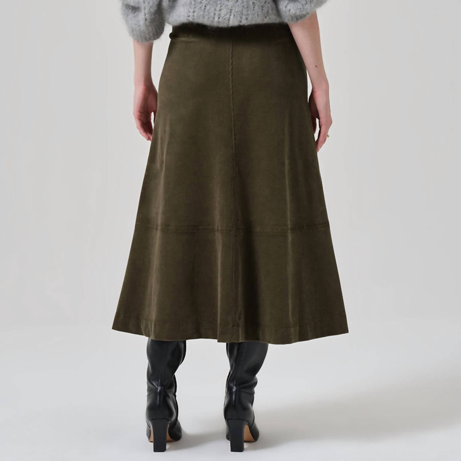 Citizens Of Humanity - Cassia Cord Skirt - clothing - cotton - green