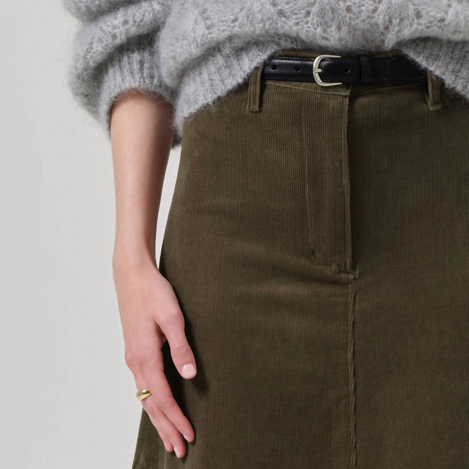 Citizens Of Humanity - Cassia Cord Skirt - clothing - cotton - green
