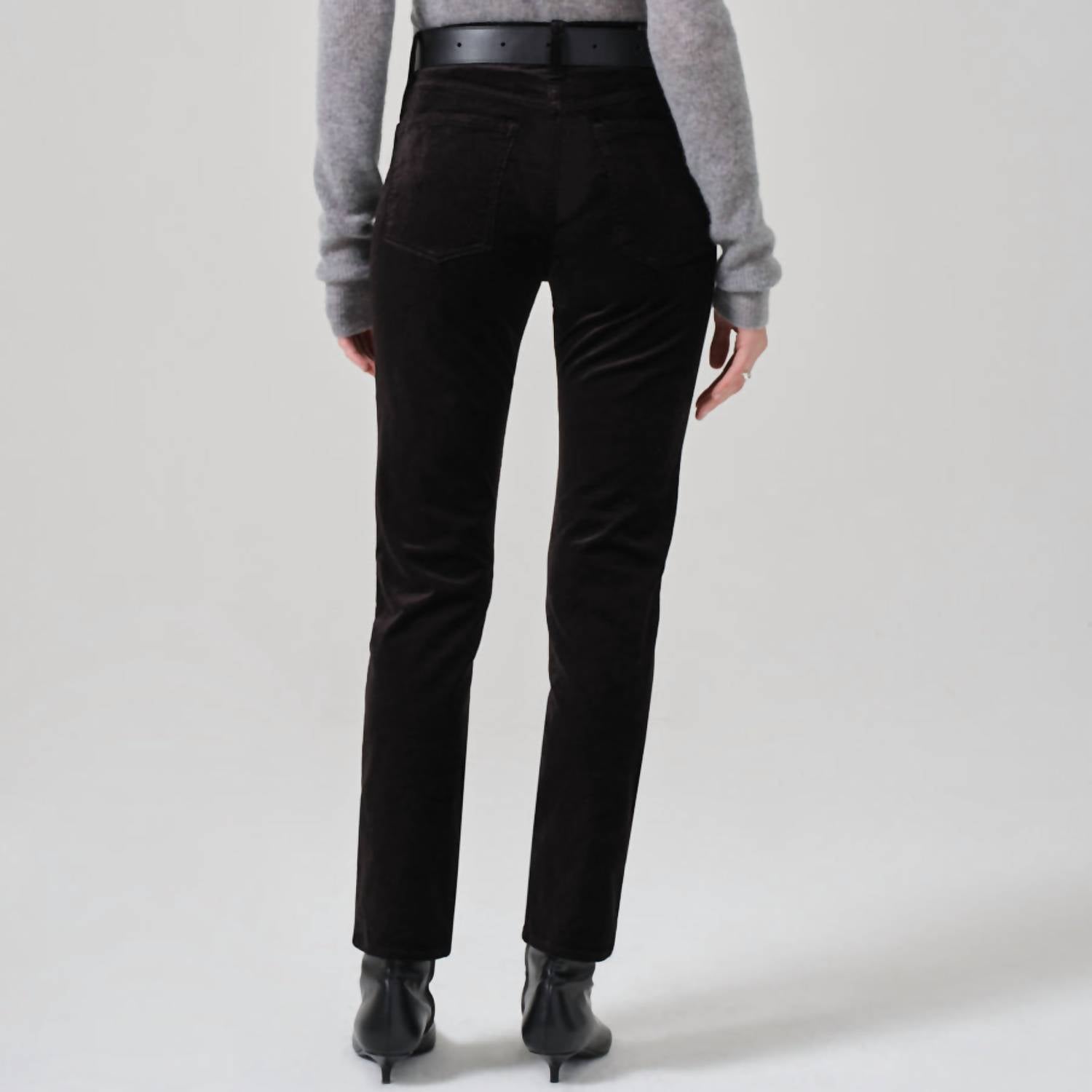 Citizens Of Humanity - Isola Crop Slim Jean - black - clothing - cotton