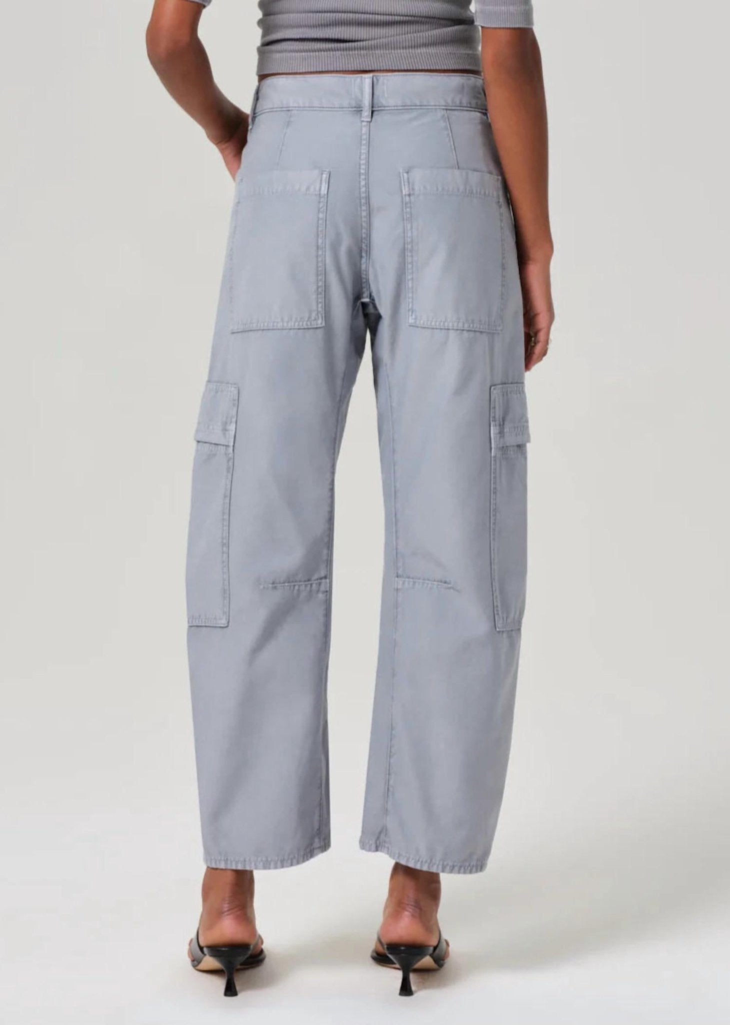 Citizens Of Humanity - Marcelle Low Slung Easy Cargo Pants - clothing - cotton - blend - grey