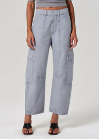 Citizens Of Humanity - Marcelle Low Slung Easy Cargo Pants - clothing - cotton - blend - grey