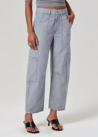 Citizens Of Humanity - Marcelle Low Slung Easy Cargo Pants - clothing - cotton - blend - grey