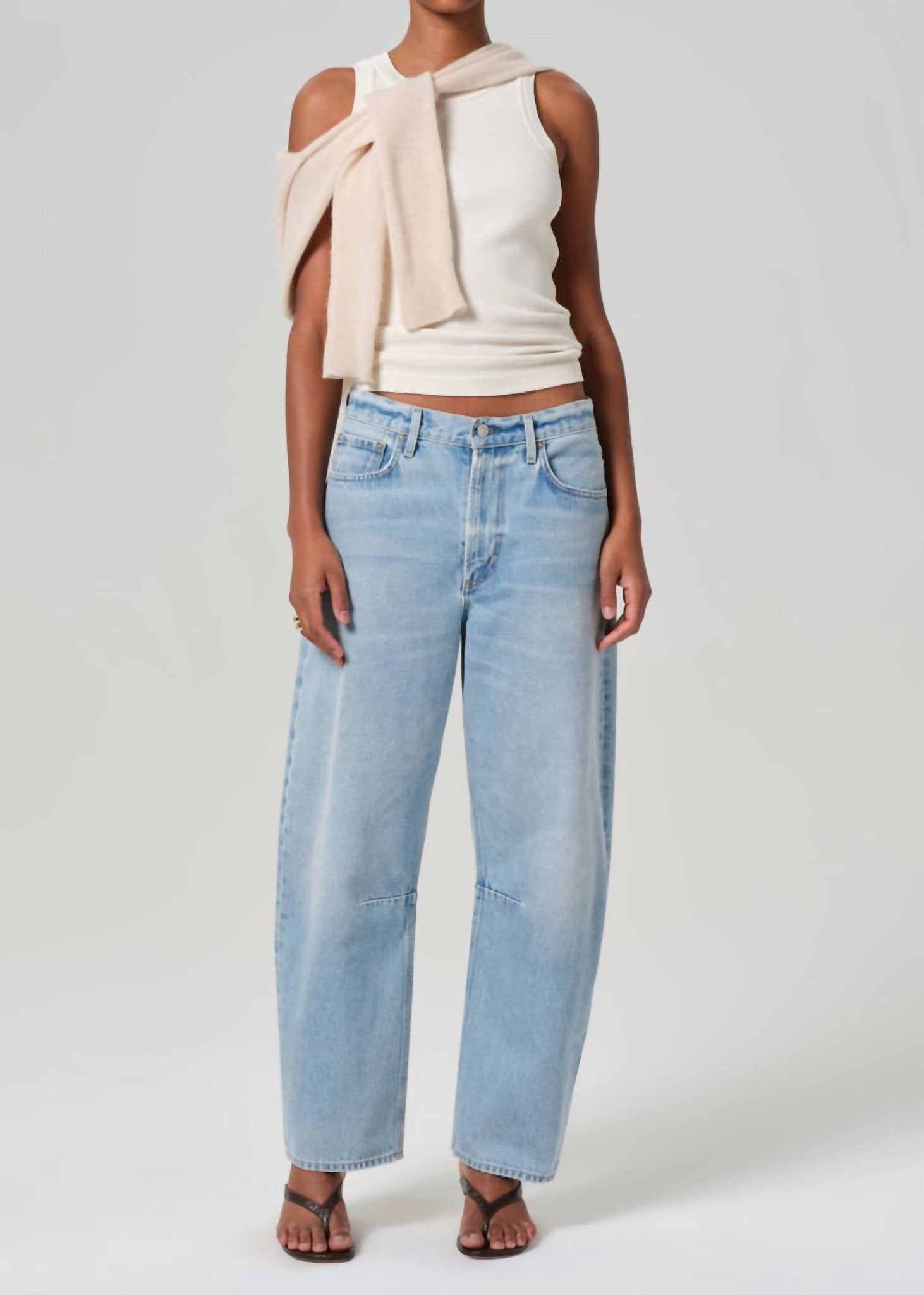 Citizens Of Humanity - Miro Relaxed Jean - blue - clothing - cotton