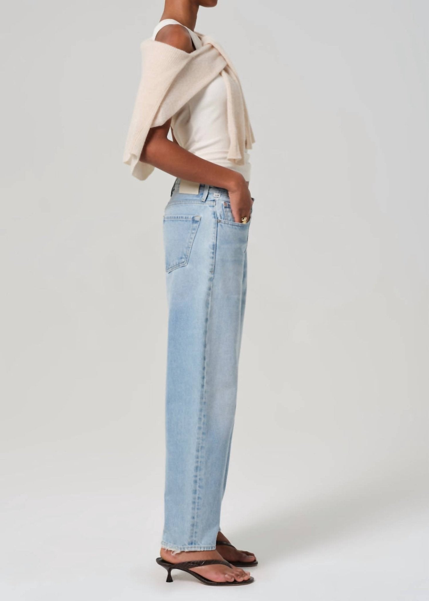 Citizens Of Humanity - Miro Relaxed Jean - blue - clothing - cotton