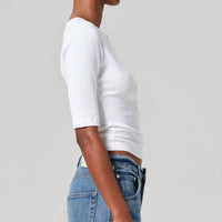 Citizens Of Humanity - Nali Henley Top - clothing - cotton - blend - shirts