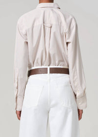 Citizens Of Humanity - Shay Stripe Shirt - clothing - cotton - pink