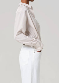 Citizens Of Humanity - Shay Stripe Shirt - clothing - cotton - pink