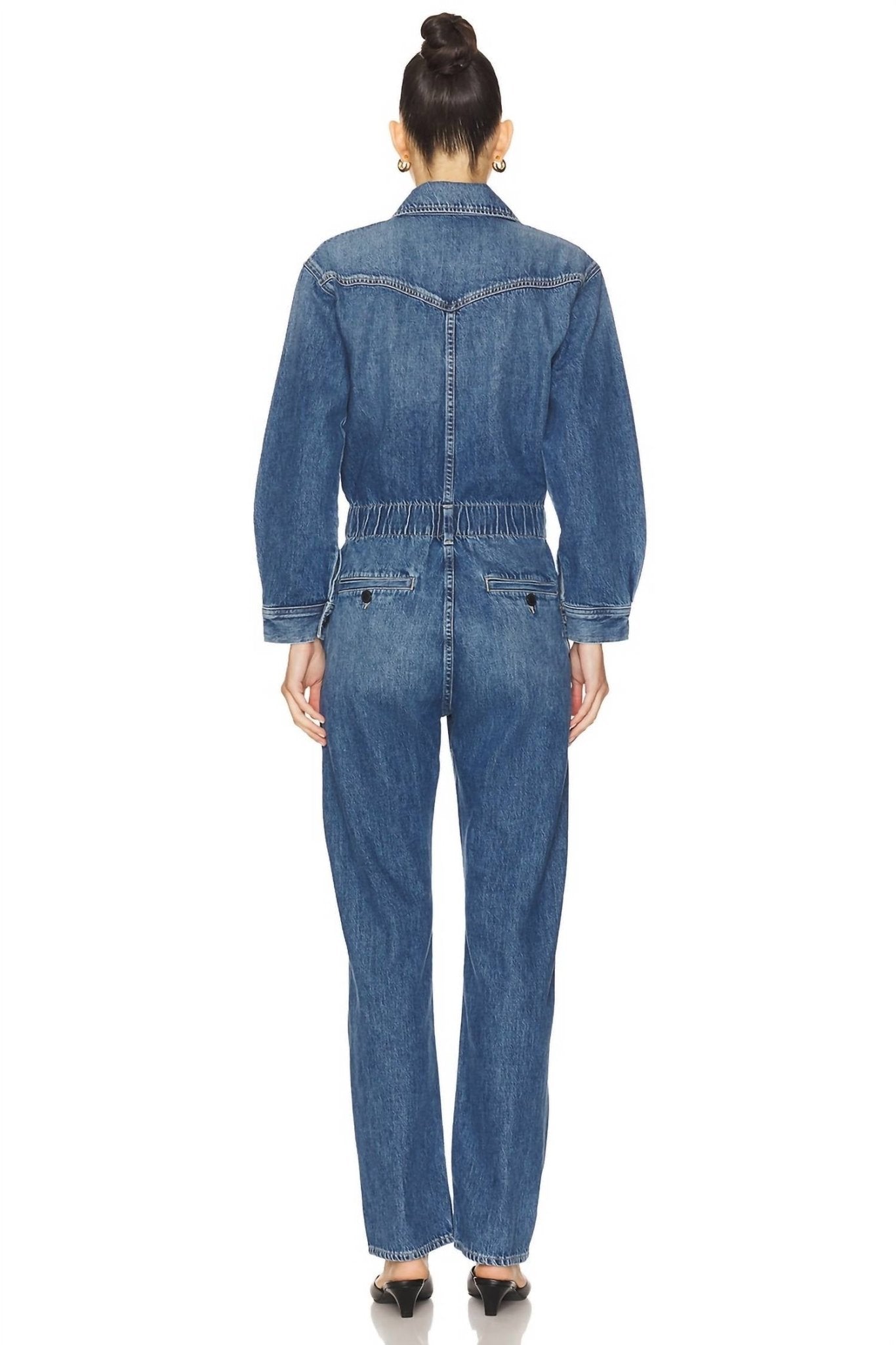 Citizens Of Humanity - Solene Jumpsuit - blue - clothing - cotton