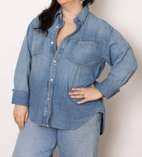 Citizens Of Humanity - Solene Shirt - blue - button - down - shirts - clothing