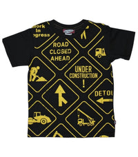 City Threads - Kids Construction Signs Tee
