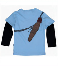 City Threads - Kids Crossbow 2fer Long Sleeve Tee