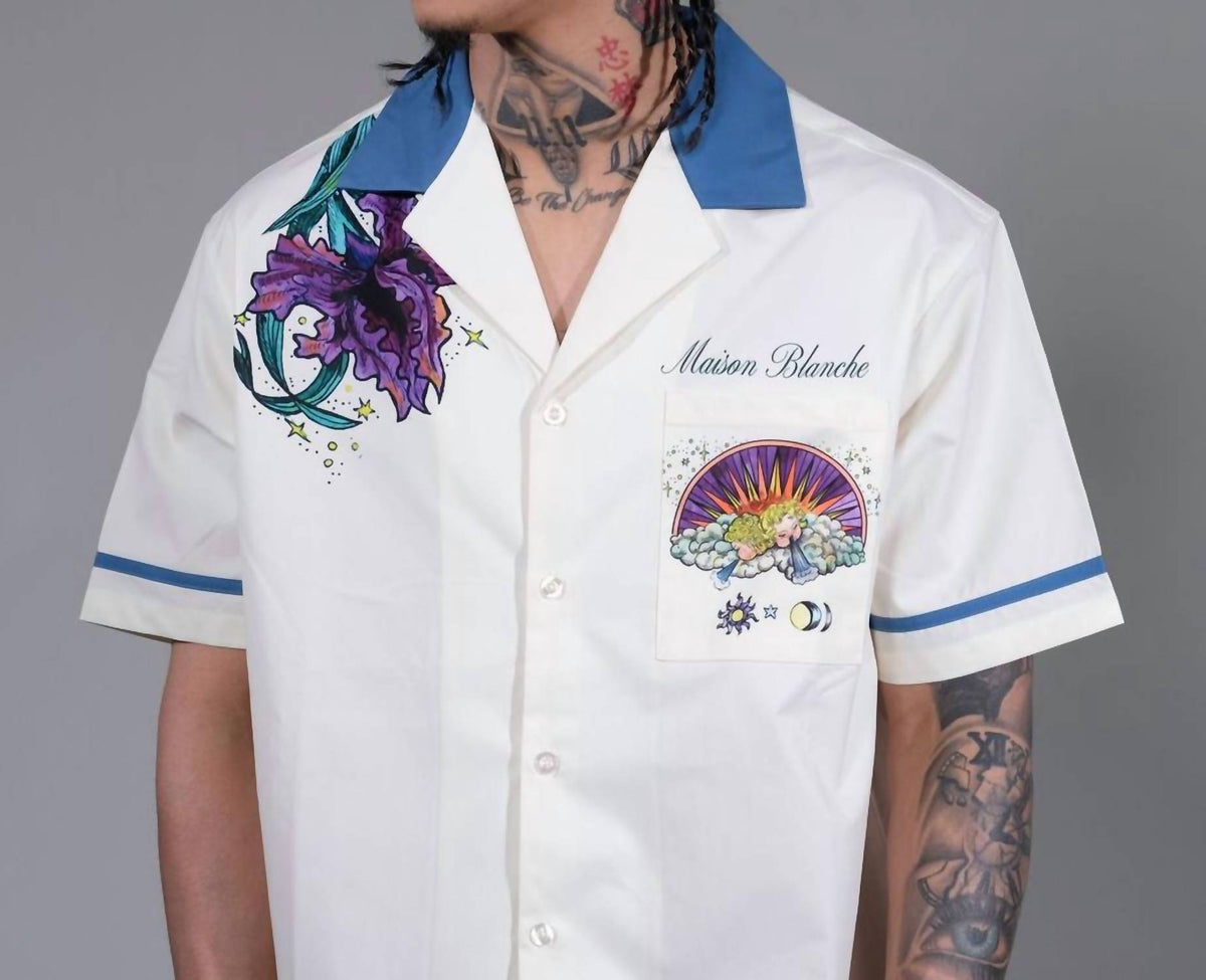Civilized - Sunset Garden Button Down Short Set