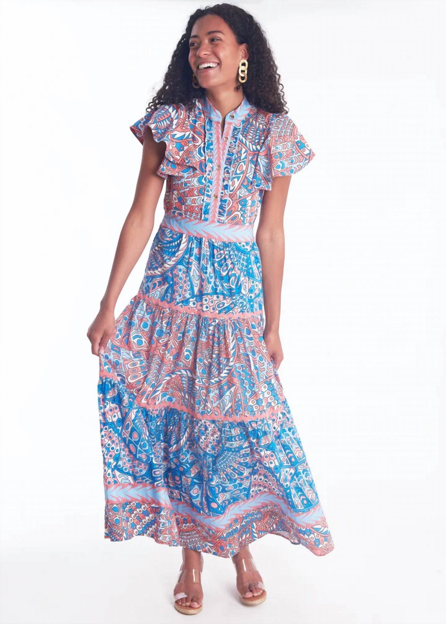 Ck Bradley - Doon Dress - blue - clothing - cotton