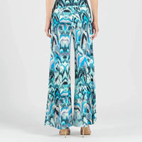 Clara Sun Woo - Abstract Palazzo Wide Leg Pant