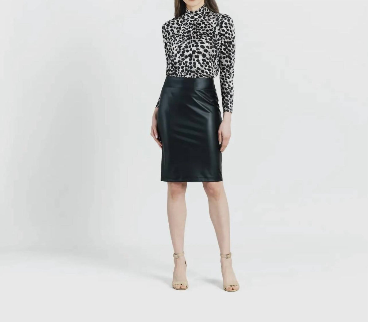 Clara Sun Woo - Liquid Leather Skirt