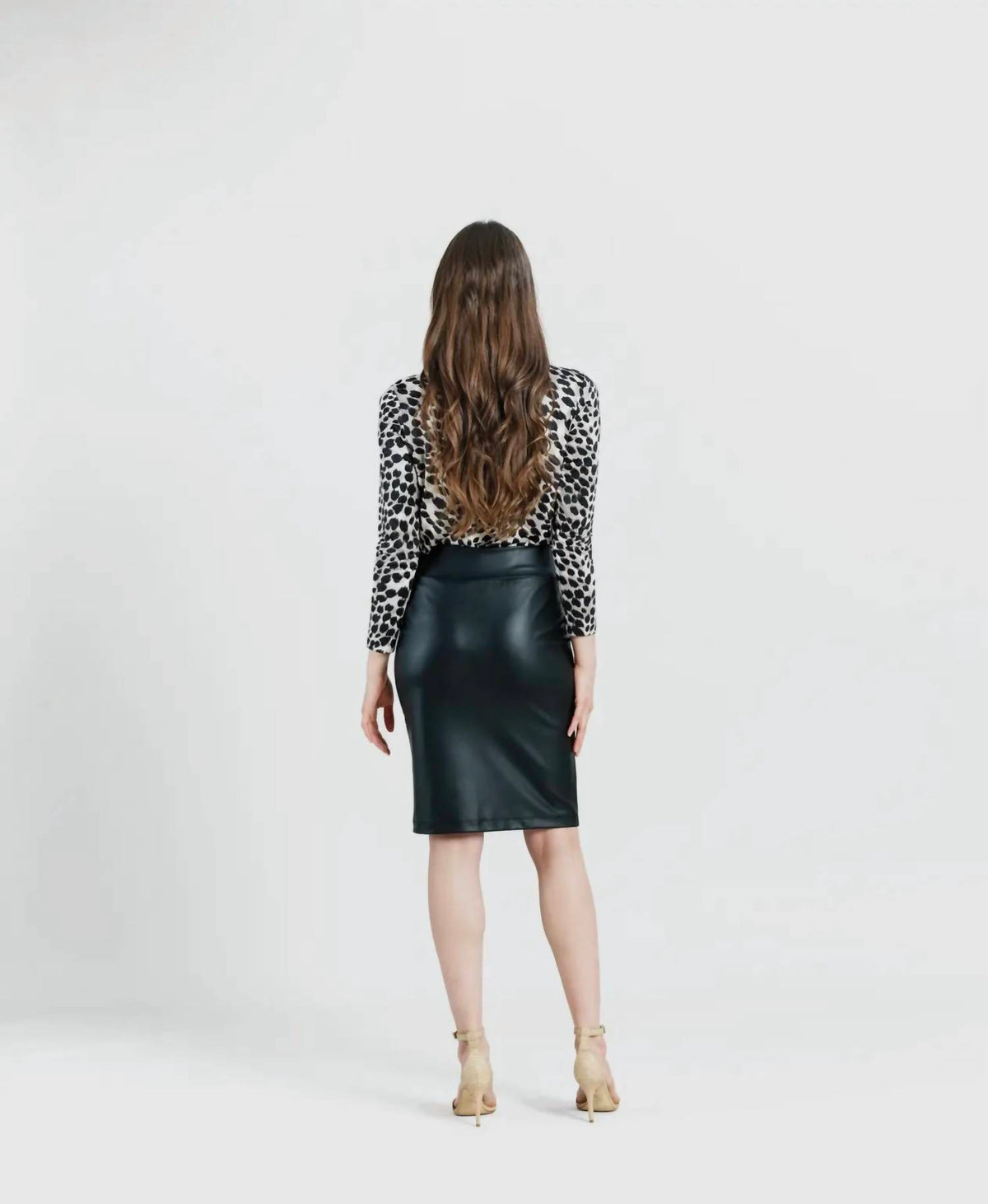 Clara Sun Woo - Liquid Leather Skirt