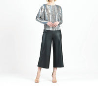 Clara Sun Woo - Python Dolman Sleeve Top