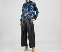 Clara Sun Woo - Rose Sketch Soft Turtleneck Sweater