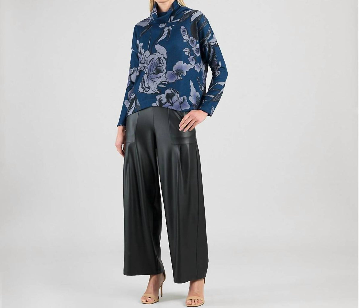 Clara Sun Woo - Rose Sketch Soft Turtleneck Sweater