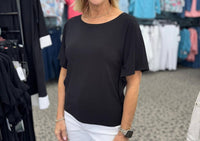 Clara Sunwoo - Caftan Flutter Sleeve Top