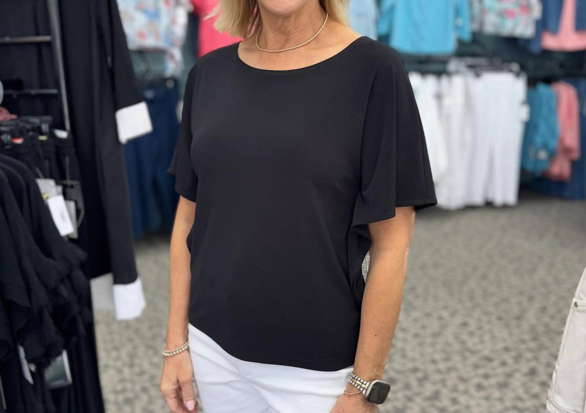 Clara Sunwoo - Caftan Flutter Sleeve Top