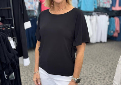Clara Sunwoo - Caftan Flutter Sleeve Top
