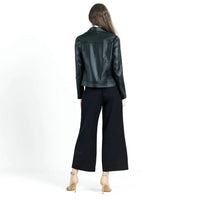 Clara Sunwoo - Liquid Leather Moto Jacket