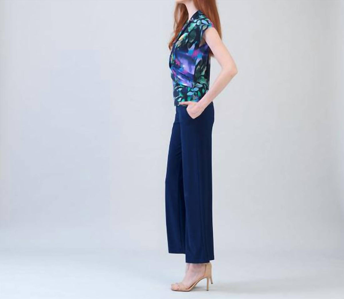 Clara Sunwoo - Short Sleeve Rouche Front Top