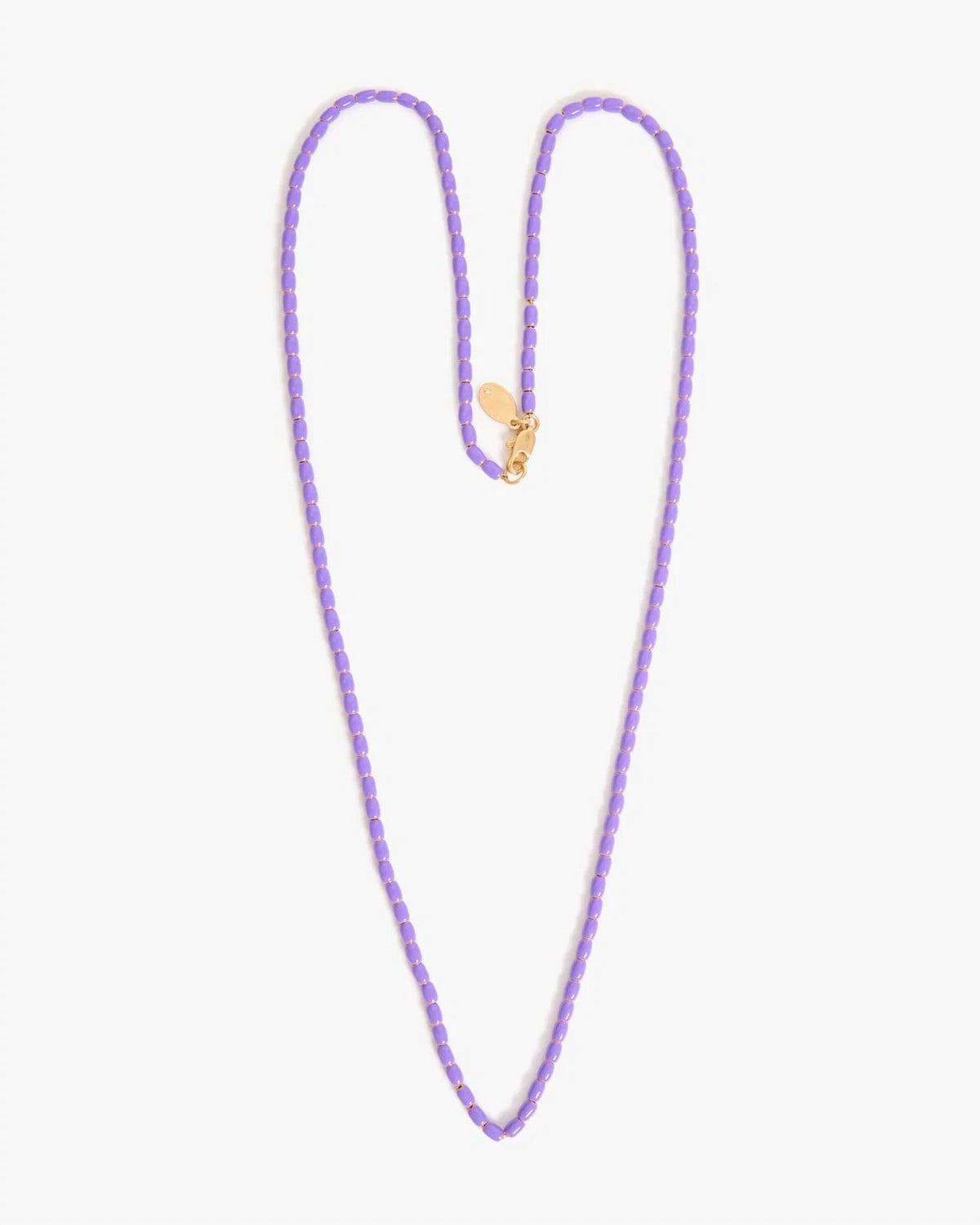 Clare V. - Enamel Barrel Chain Necklace