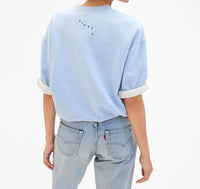 Clare V. - Short Sleeve Oversized Sweatshirt