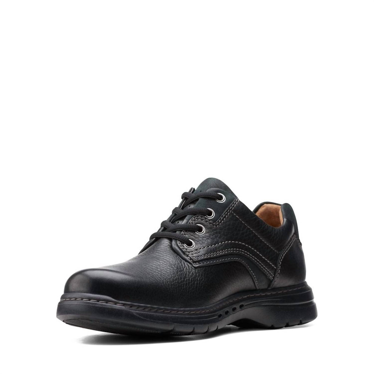 Clarks - Men's Un Brawley Pace Leather Shoes