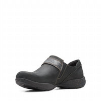 Clarks - Women's Roseville Dot Casual Shoes - black - flats - leather