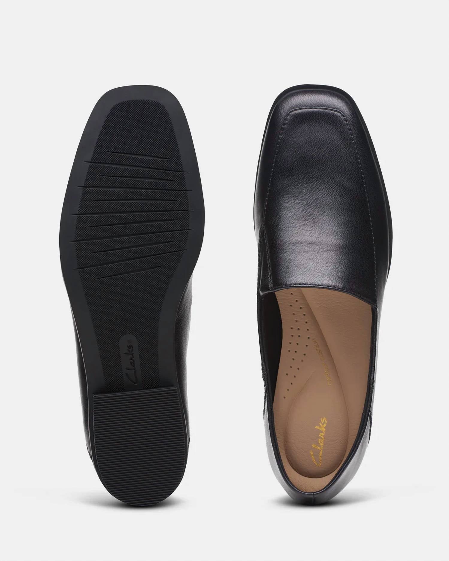 Clarks - Women's Sarafyna Freva Loafer - black - flats - leather