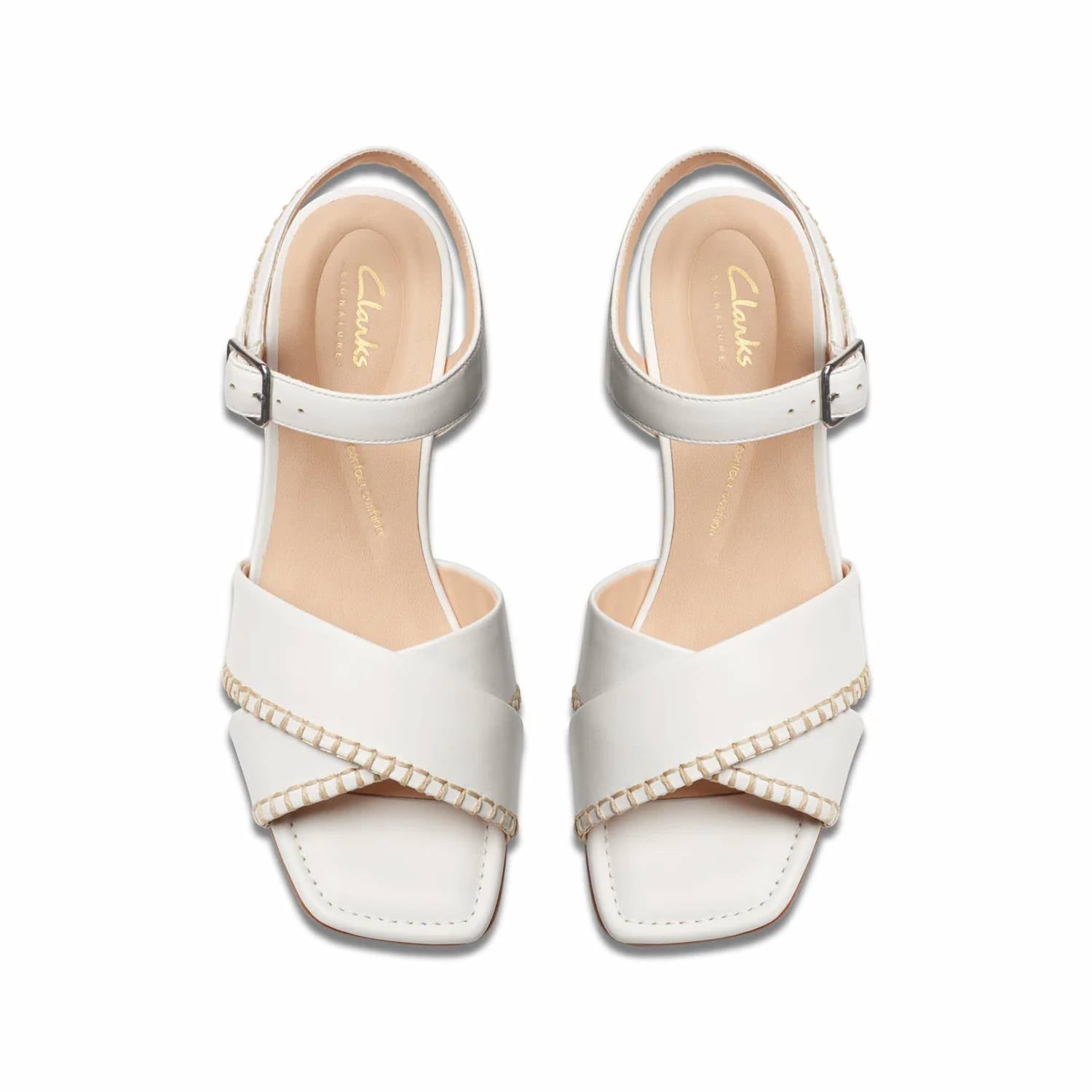 Clarks - Women's Serina 35 Cross Sandals - leather - sandals - shoes