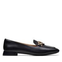 Clarks - Women's Ubree 15 Trim Loafer - black - flats - leather