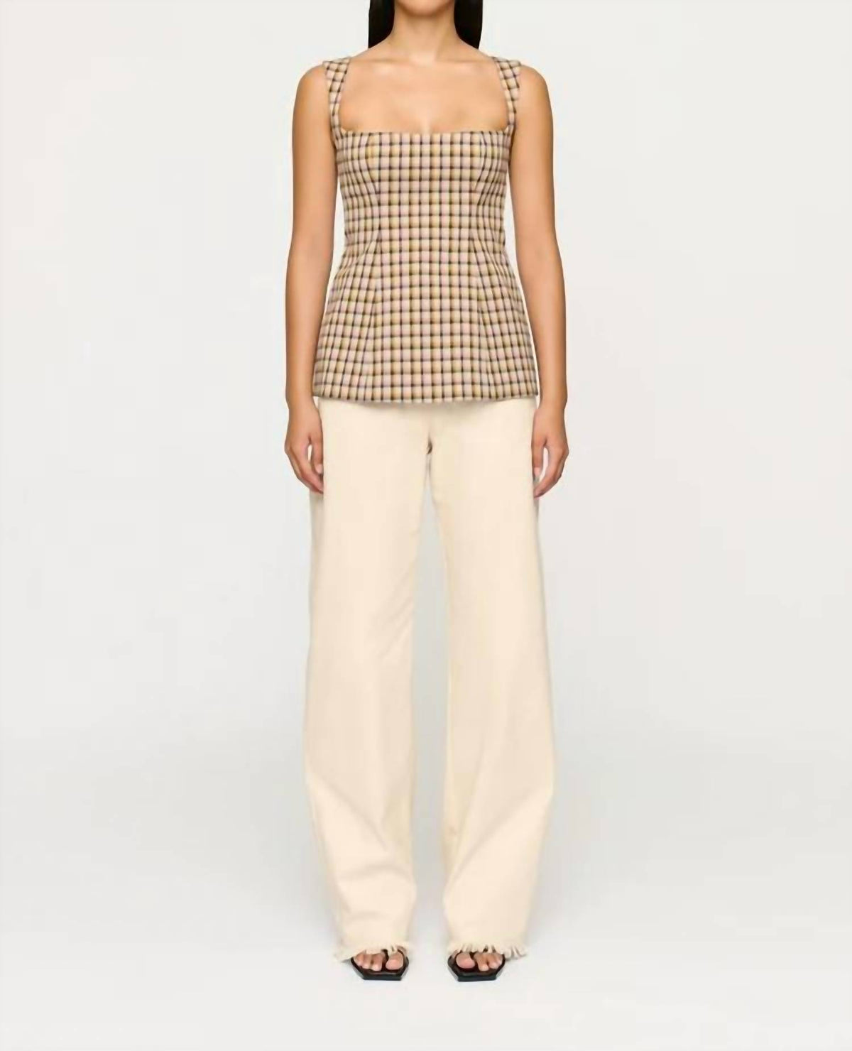 Clea - Edrika Square Neck Top
