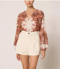 Cleobella - Alicia Blouse - blouses - brown - clothing