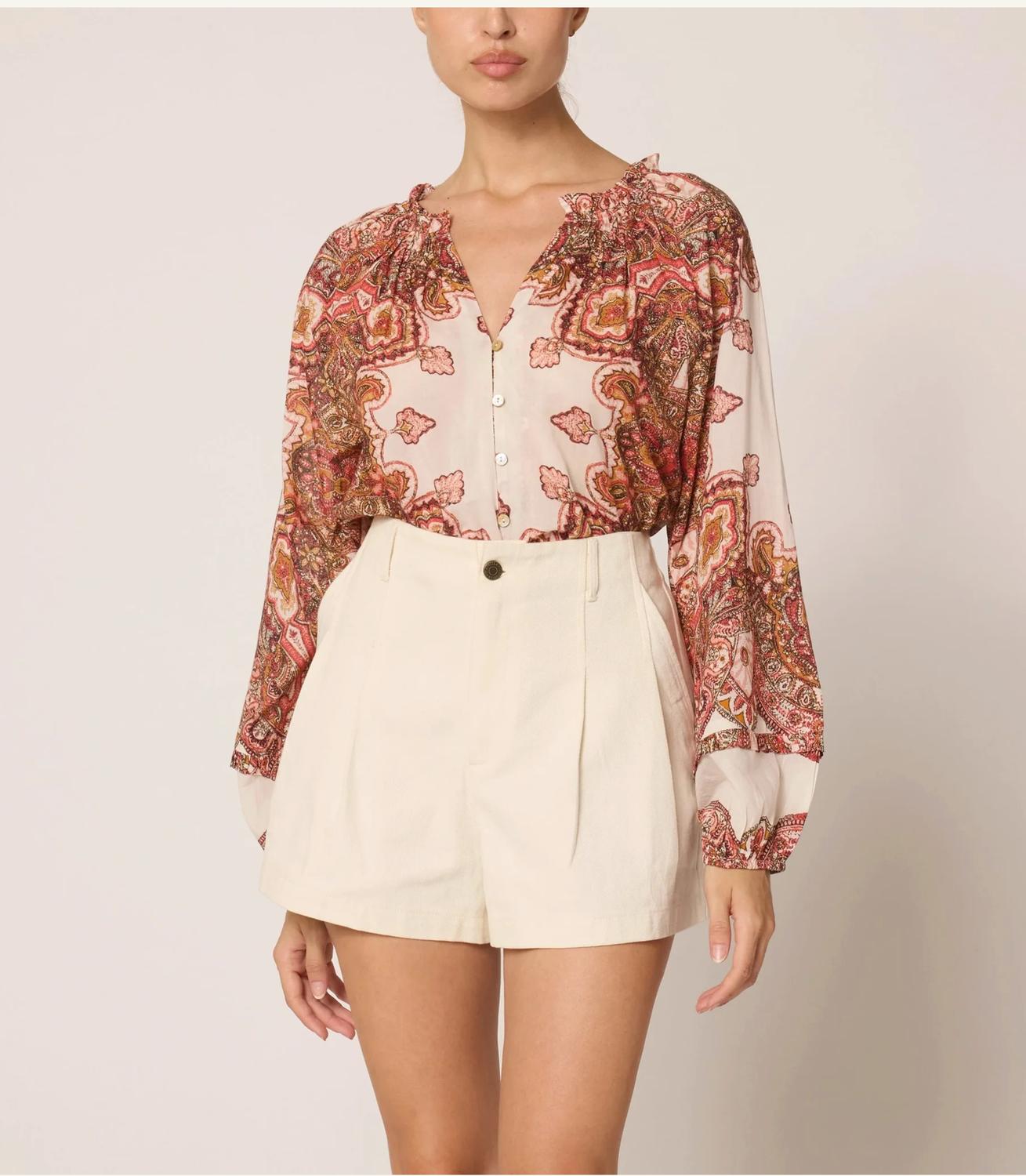 Cleobella - Alicia Blouse - blouses - brown - clothing