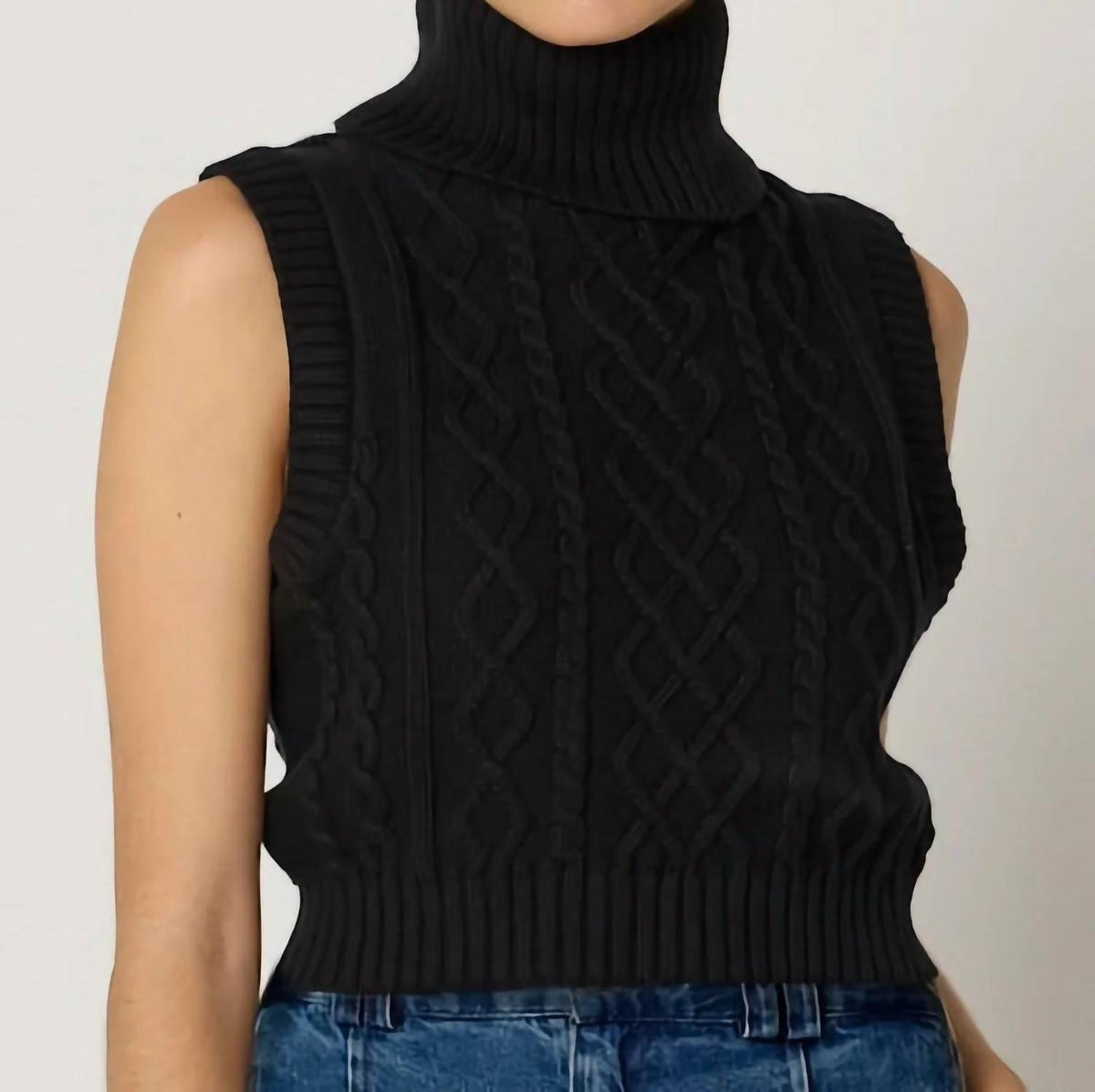 Cleobella - Aria Sleeveless Turtleneck Sweater
