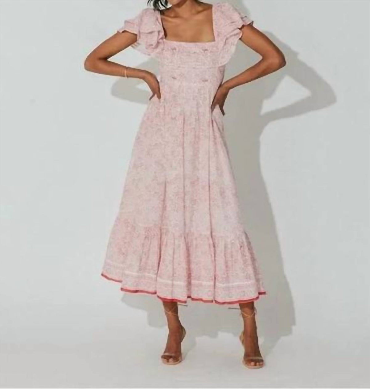 Cleobella - Flutter Sleeve Maxi Dress