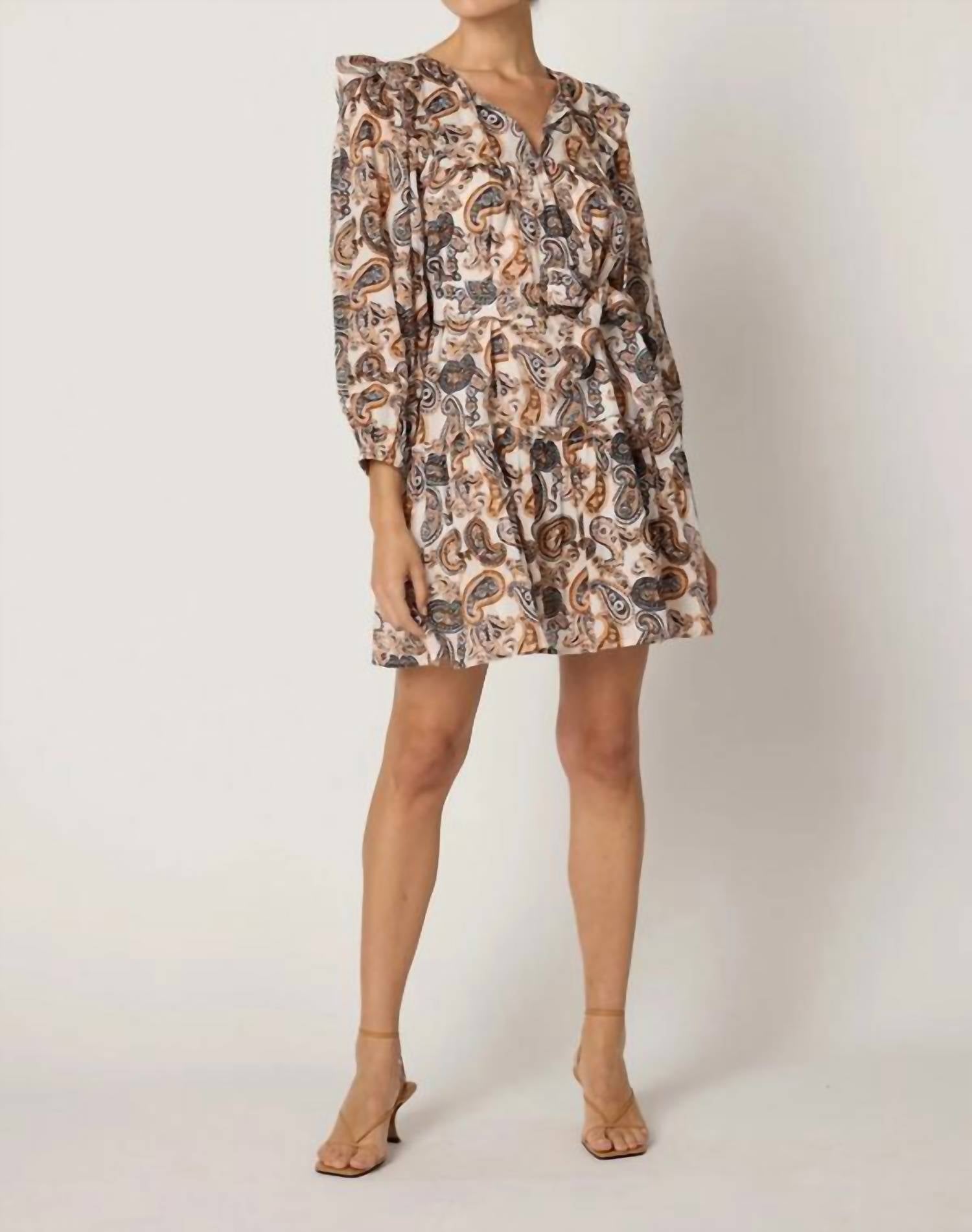 Cleobella - Gracelyn Mini Dress - brown - clothing - dresses