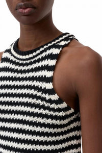 Clo - Knitted Tank - black - clothing - cotton