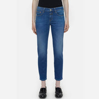 Closed - Baker Mid Rise Skinny Jeans - blue - clothing - cotton