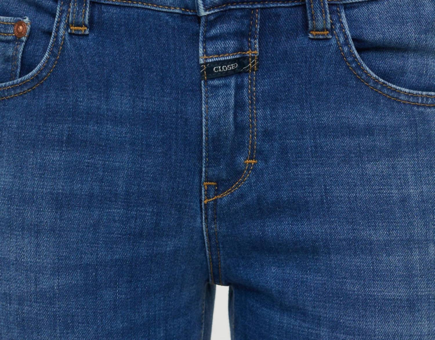 Closed - Baker Mid Rise Skinny Jeans - blue - clothing - cotton
