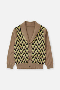 Closed - Cashmere Mix Cardigan - beige - cardigan - clothing
