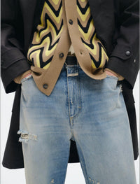 Closed - Cashmere Mix Cardigan - beige - cardigan - clothing