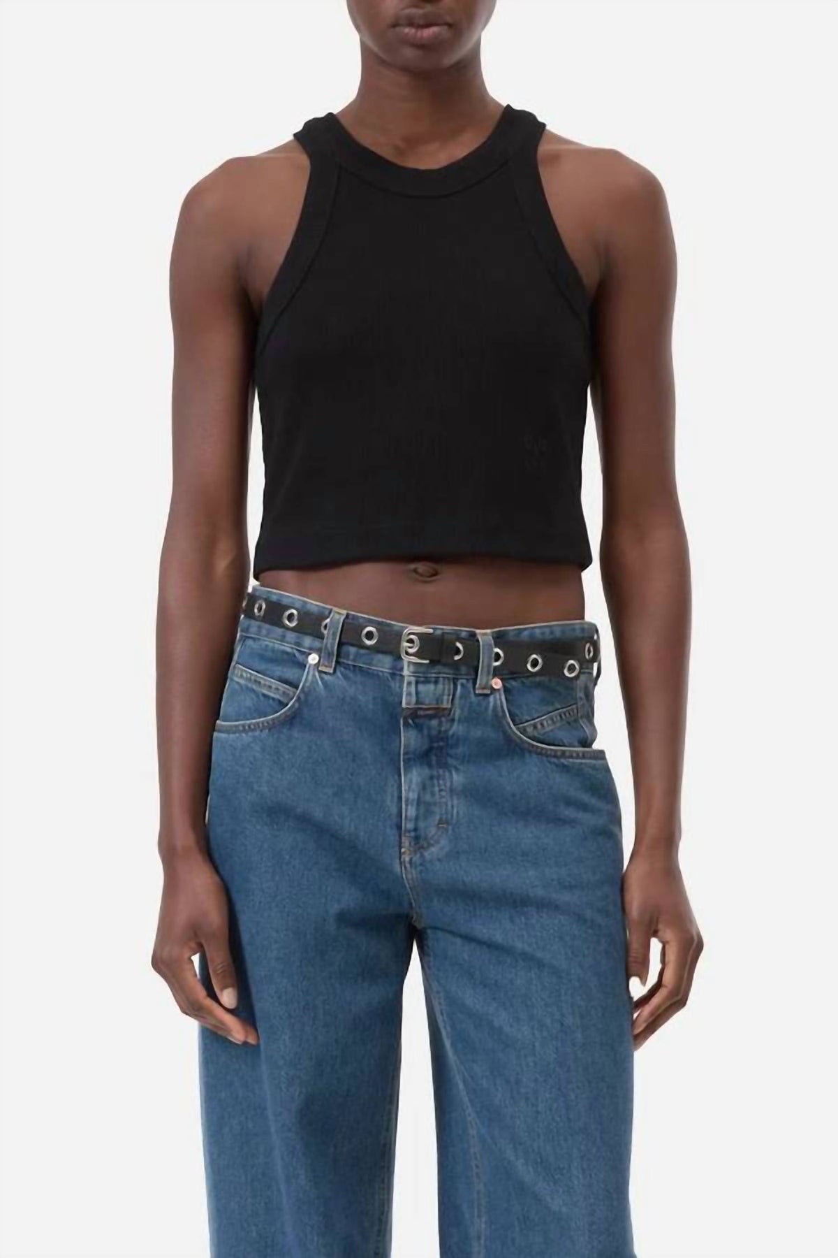 Closed - Cropped Racer Tank